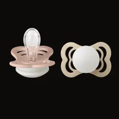 Hot Supreme Glow 2-pack Symmetriska Silikonnappar Blush Vanilla Nappar & Napphållare