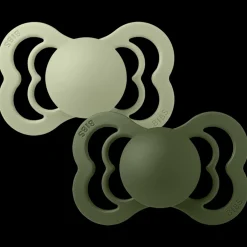 Supreme 2-pack Symmetriska Silikonnappar Sage Hunter Green Nappar & Napphållare