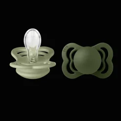 Supreme 2-pack Symmetriska Silikonnappar Sage Hunter Green Nappar & Napphållare