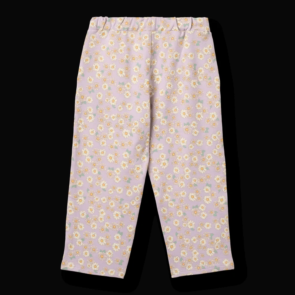 Clearance Sweatpants Eline Lavender Daisies Barn Byxor & Shorts