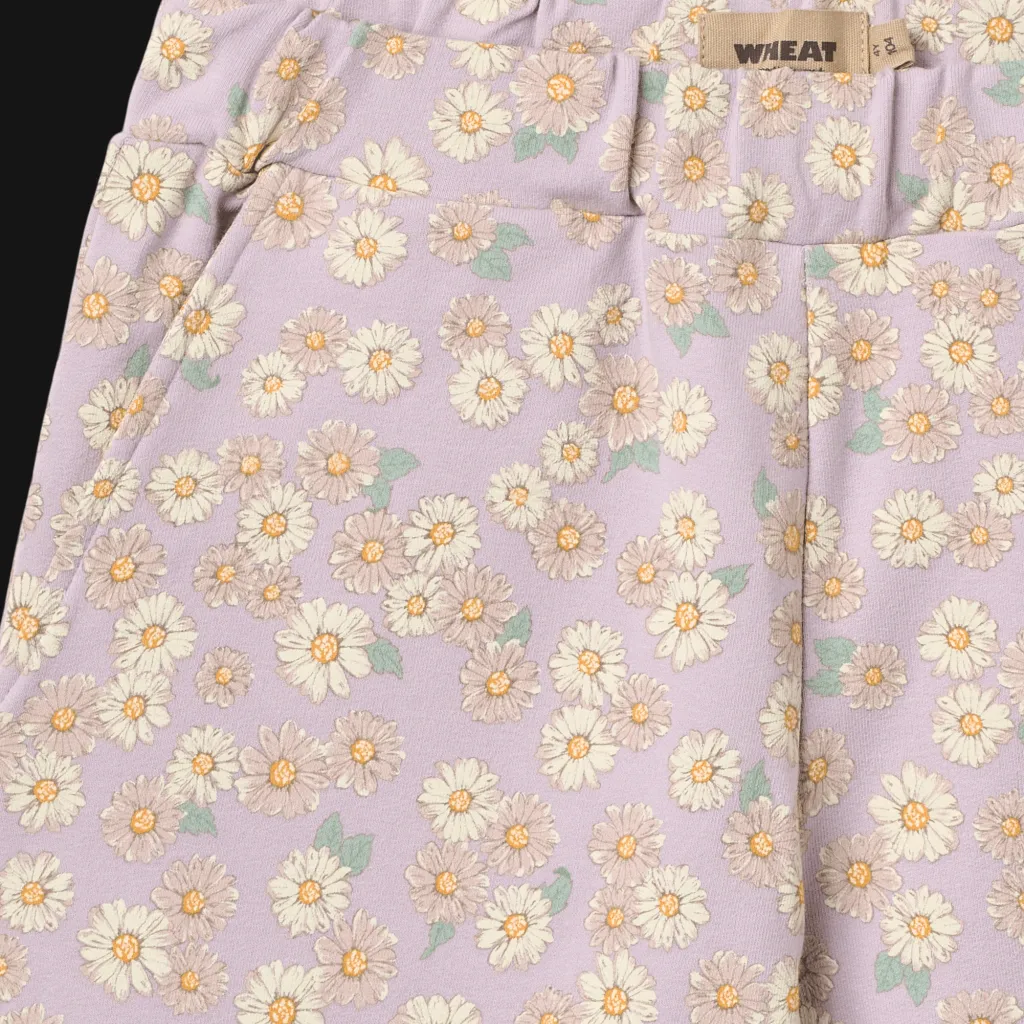 Clearance Sweatpants Eline Lavender Daisies Barn Byxor & Shorts