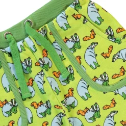 Best Sweatpants with badger and squirrel Pear Green Barn Byxor & Shorts