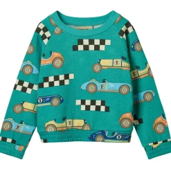 Best Sweatshirt Race Cars Teal Barn Tröjor & Toppar