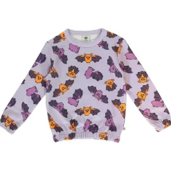Sale Sweatshirt with bats Orchid Petal Barn Tröjor & Toppar