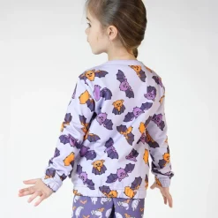 Sale Sweatshirt with bats Orchid Petal Barn Tröjor & Toppar