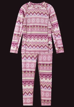 Outlet Taitoa Underställsset I Ull Grey Pink Barn Underställ