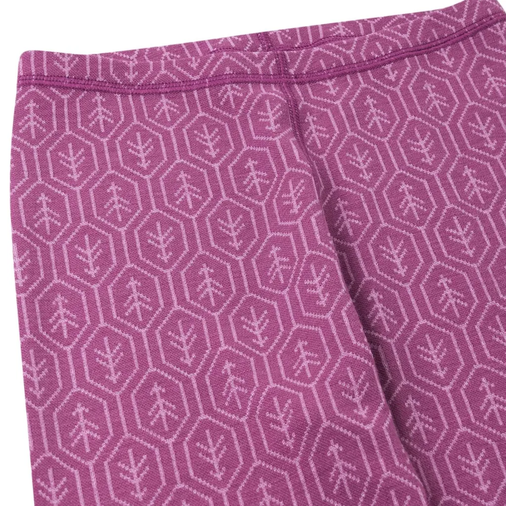 New Taival Underställsset I Ull Red Violet Barn Underställ