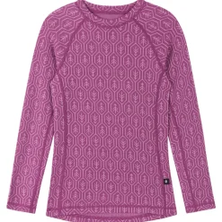New Taival Underställsset I Ull Red Violet Barn Underställ