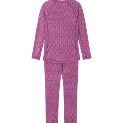 New Taival Underställsset I Ull Red Violet Barn Underställ