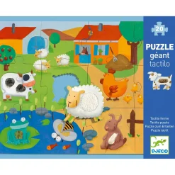 New Taktilt Bondgårdspussel Multi Spel & Pussel