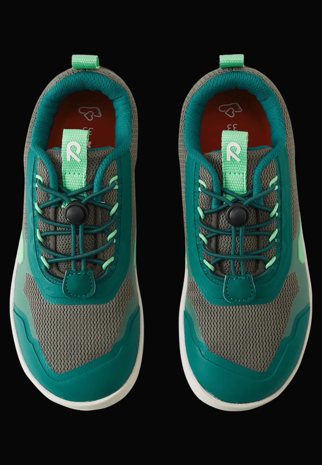 Online Tallustelu tec Barfotaskor Greyish Green Barn Sneakers