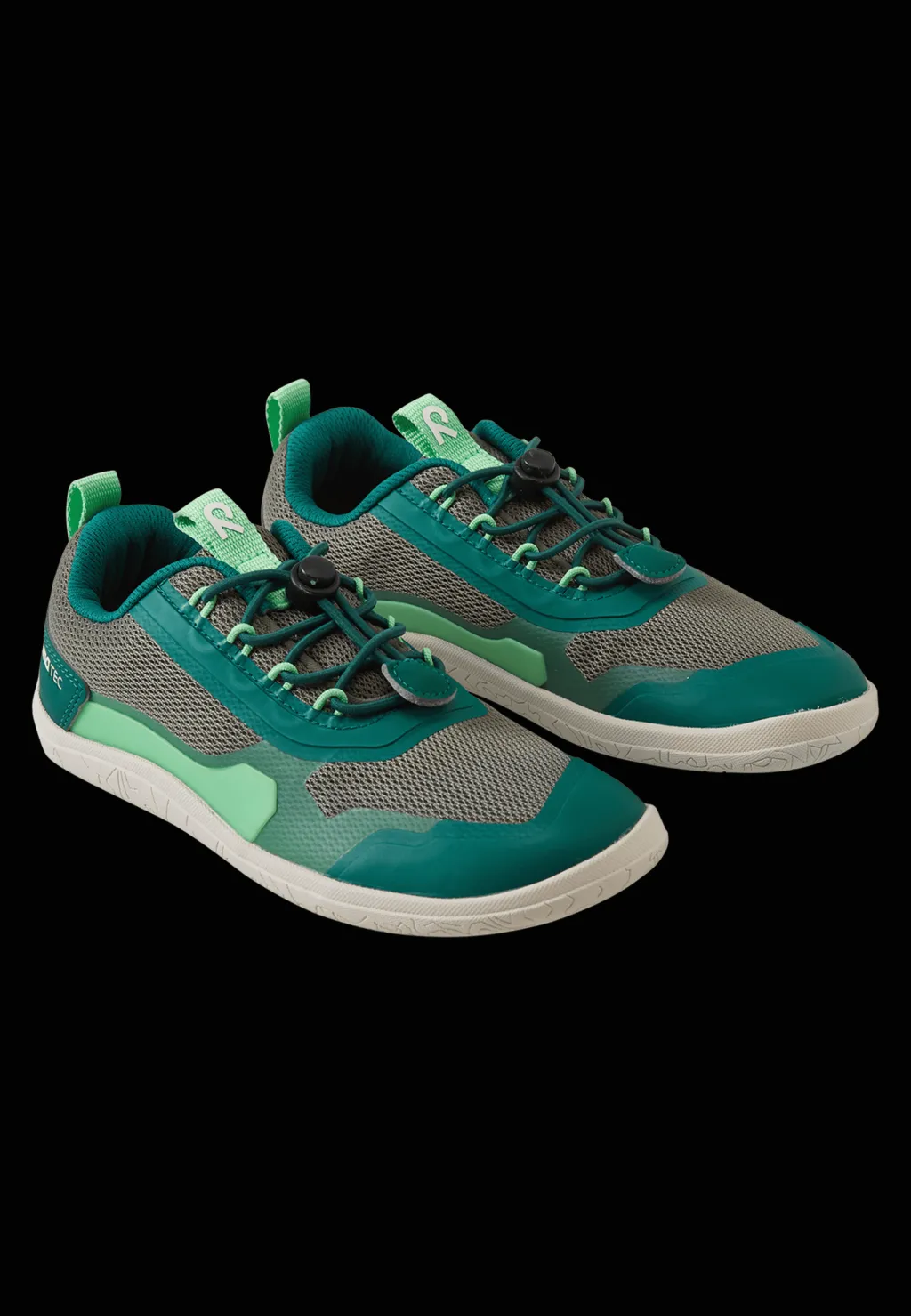 Online Tallustelu tec Barfotaskor Greyish Green Barn Sneakers