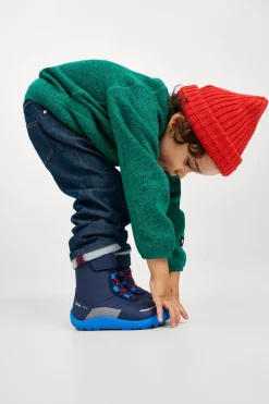 New Talvella Kids tec Barfota Vinterkängor Navy Barn Kängor, Stövlar & Vinterskor