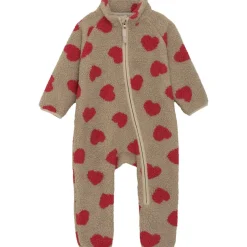 Sale Teddy Fleeceoverall Cayenne Barn Fleecekläder