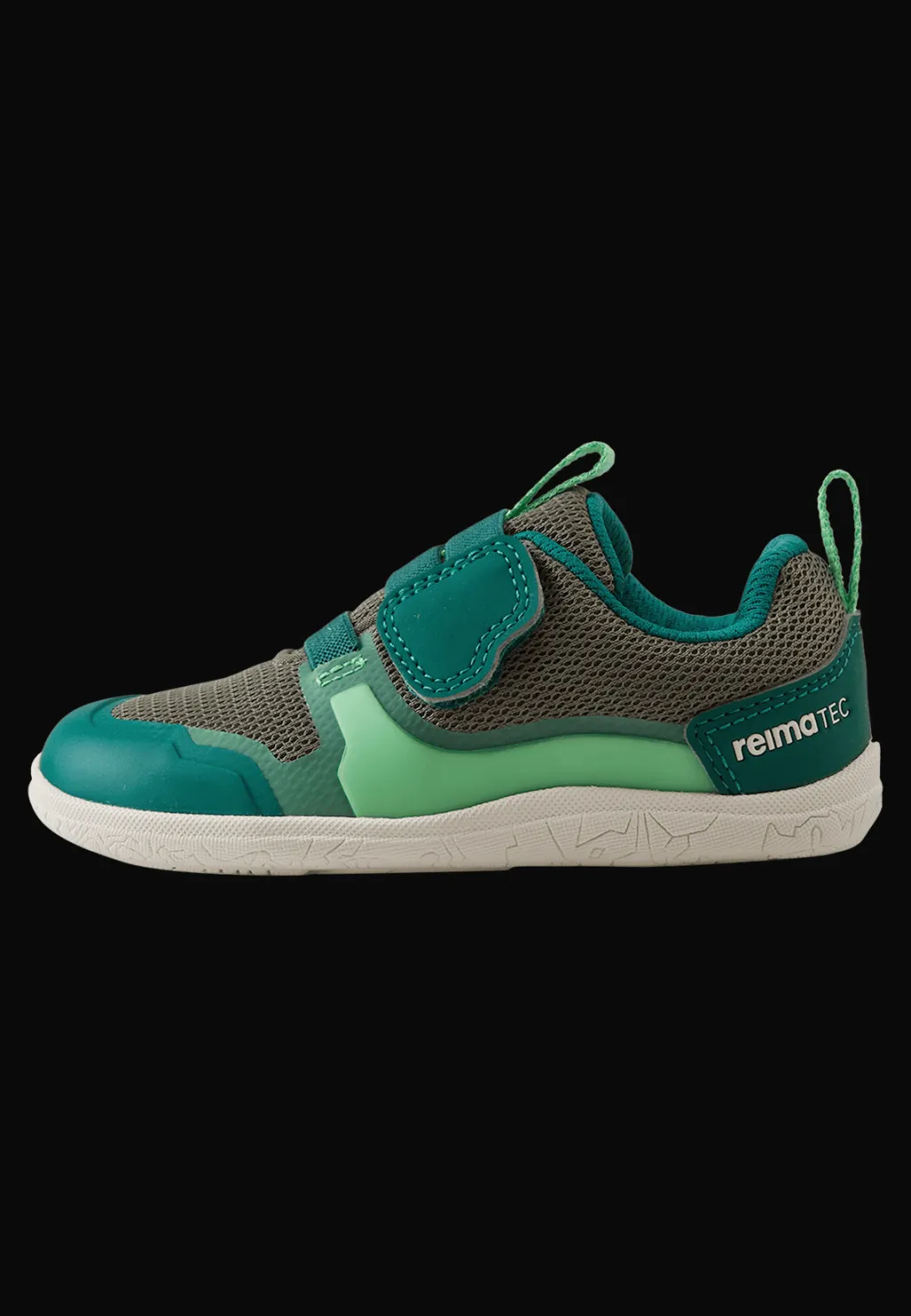 Clearance Tepastelu tec Barfotaskor Greyish Green Barn Sneakers