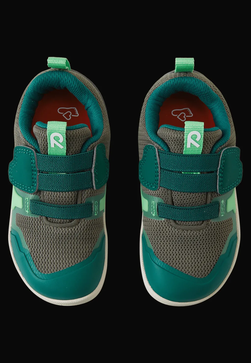 Clearance Tepastelu tec Barfotaskor Greyish Green Barn Sneakers