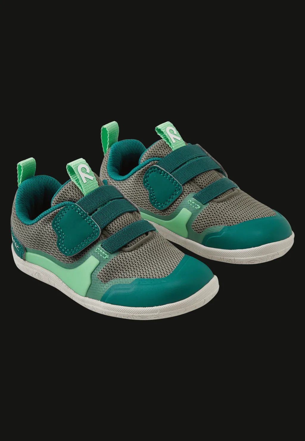 Clearance Tepastelu tec Barfotaskor Greyish Green Barn Sneakers