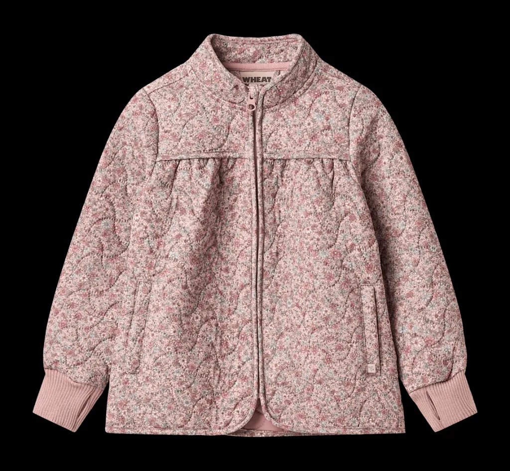 Clearance Thilde Termojacka Soft Lavender Flowers Jackor & Kappor