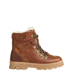 Outlet Toni Tex Cognac Snow Boots med Hiker-9002 Design Barn Kängor, Stövlar & Vinterskor