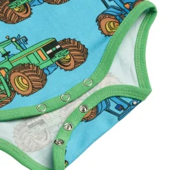 Hot Tractors Bebis Body Blue Atoll Barn Bodys & Bodysuits