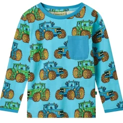 Hot Tractors Långärmad T-shirt Blue Atoll Barn Tröjor & Toppar