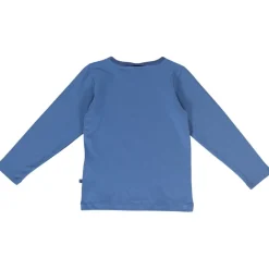 Clearance T-shirt i Federal Blue med vinterlandskapsdesign Barn Tröjor & Toppar