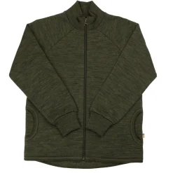 Discount Ullkofta Med Dragkedja Moss Green Barn Tröjor & Toppar