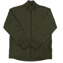Discount Ullkofta Med Dragkedja Moss Green Barn Tröjor & Toppar