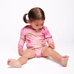 New Ulm Långärmad Body Candy Floss Barn Bodys & Bodysuits