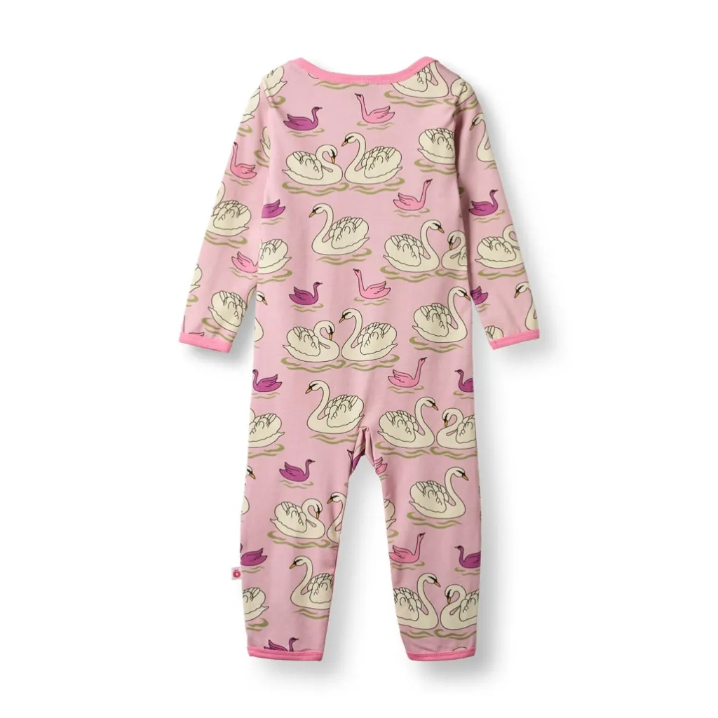 Online Ulm Långärmad Onesie Blush Cream Barn Bodys & Bodysuits