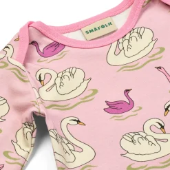 Online Ulm Långärmad Onesie Blush Cream Barn Bodys & Bodysuits