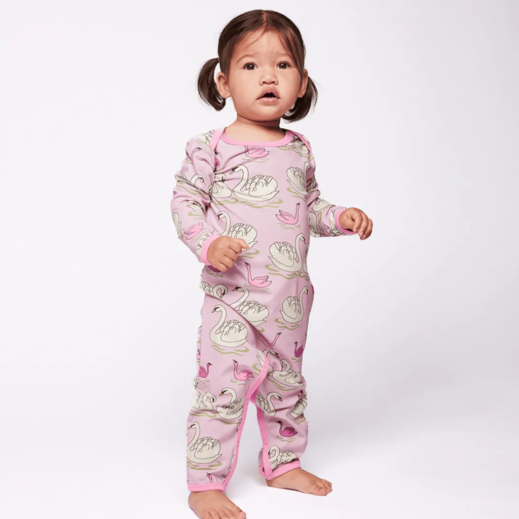Online Ulm Långärmad Onesie Blush Cream Barn Bodys & Bodysuits
