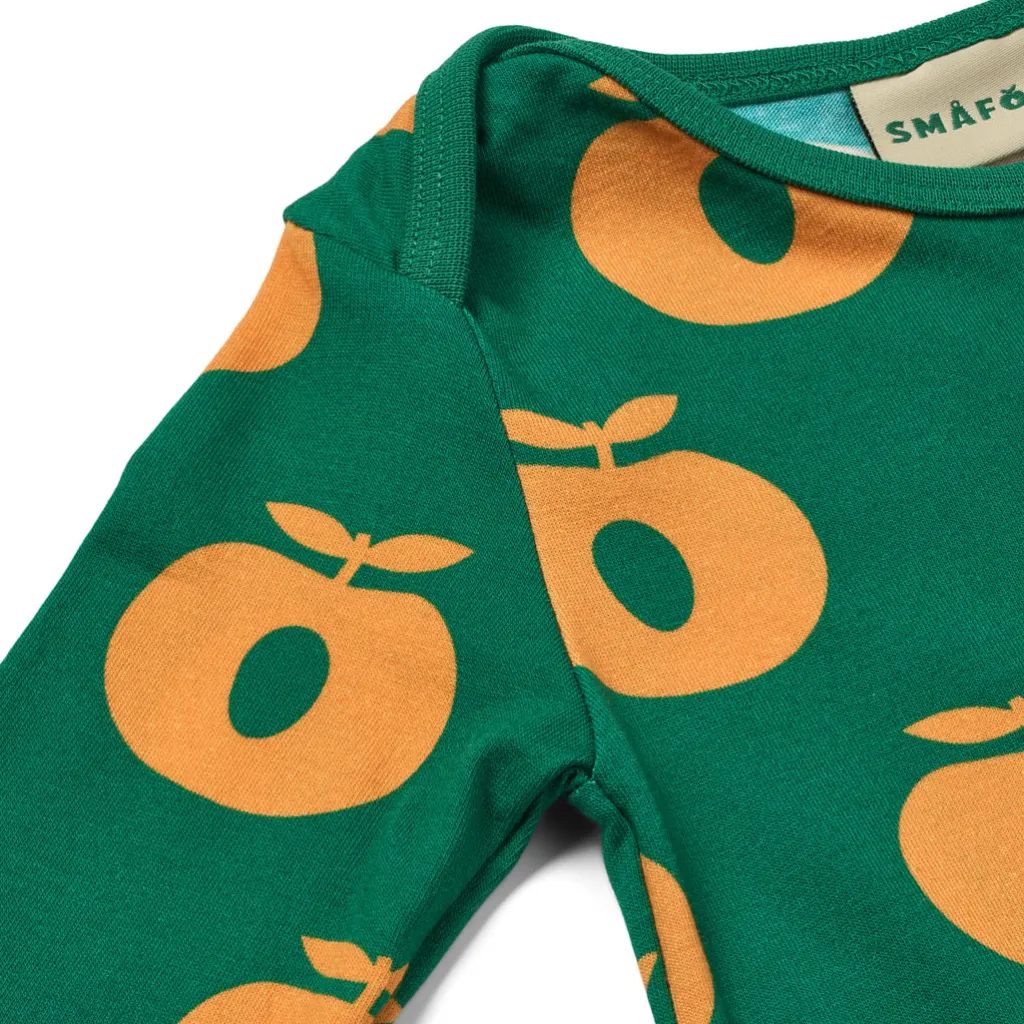 Clearance Ulm Long-Sleeved Baby Suit with Apples Cedar tree Barn Bodys & Bodysuits