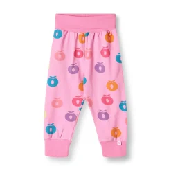 Discount Ulm Pants For Baby with Apples Pink lilac Barn Fleecekläder