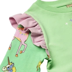 Outlet Unicorns Långärmad Klänning Minty Green Tea Barn Klänningar & Kjolar