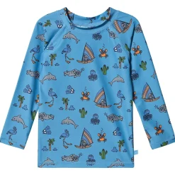 Clearance UV Dräkt UPF 50+ Sea World Print Yellow Barn Uv-Kläder & Badkläder