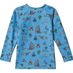 Clearance UV Dräkt UPF 50+ Sea World Print Yellow Barn Uv-Kläder & Badkläder