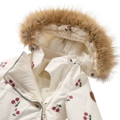 Discount Val D'Isere Mönstrad Vinteroverall Med Körsbär Gräddvit Overaller