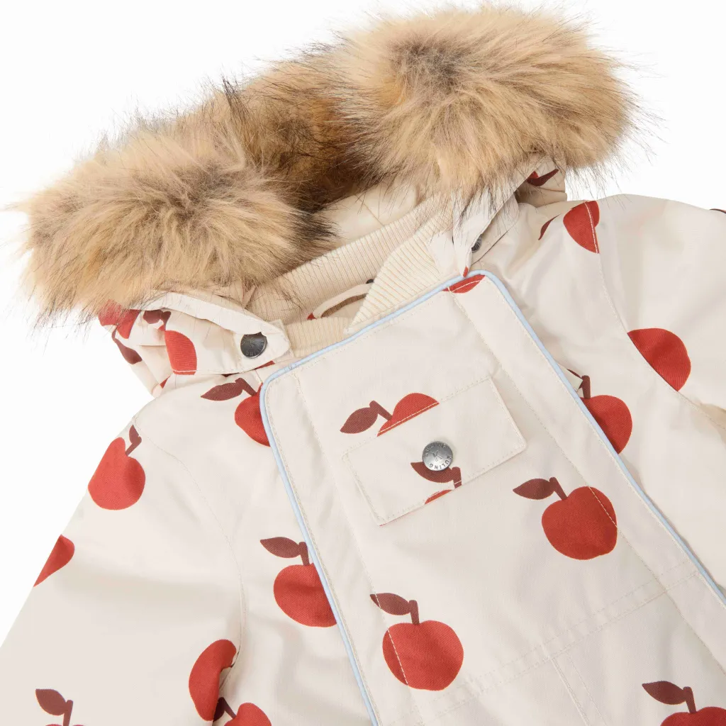 Val D'Isere Vinteroverall Foggy White Big Apple Overaller