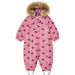 Discount Val D'Isere Vinteroverall Mauve Hearts Overaller