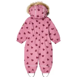 Discount Val D'Isere Vinteroverall Mauve Hearts Overaller