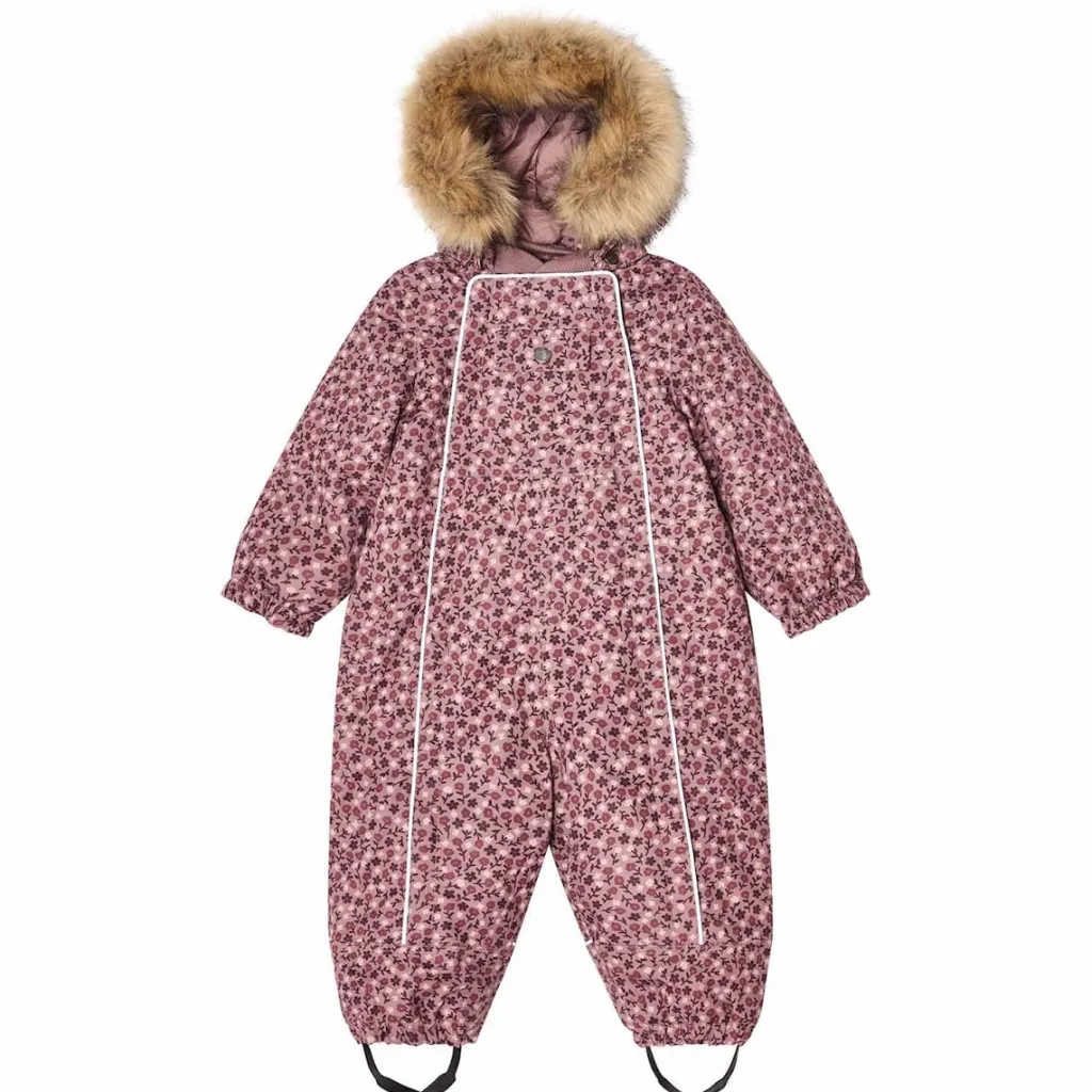 Val D'Isere Vinteroverall Lilac Flower Overaller