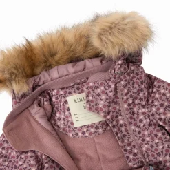 Val D'Isere Vinteroverall Lilac Flower Overaller