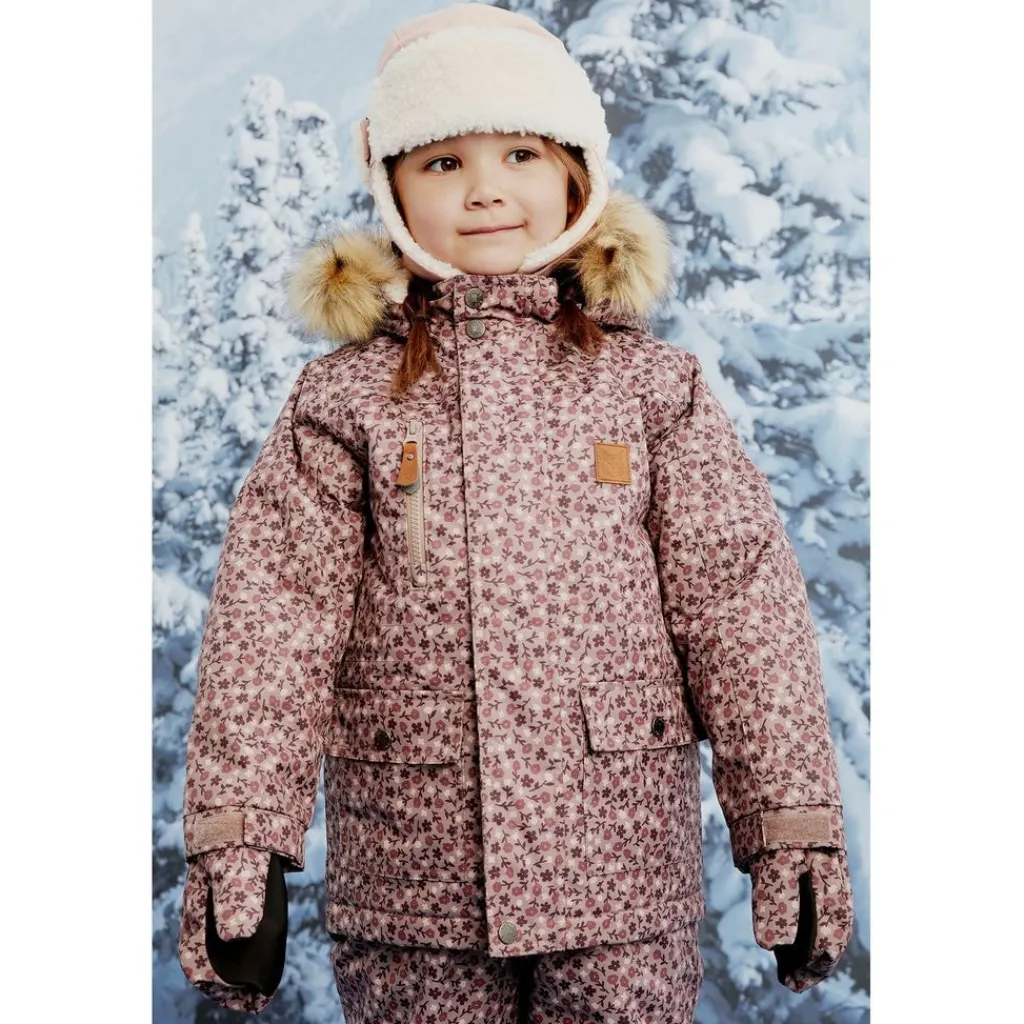 Discount Val Thorens Blommig Parkas Lilac Flower Jackor & Kappor