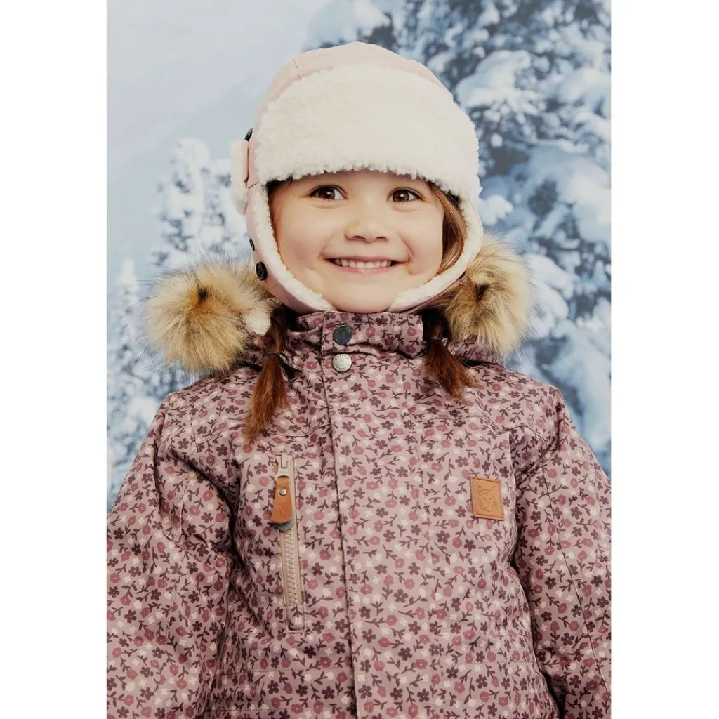 Discount Val Thorens Blommig Parkas Lilac Flower Jackor & Kappor