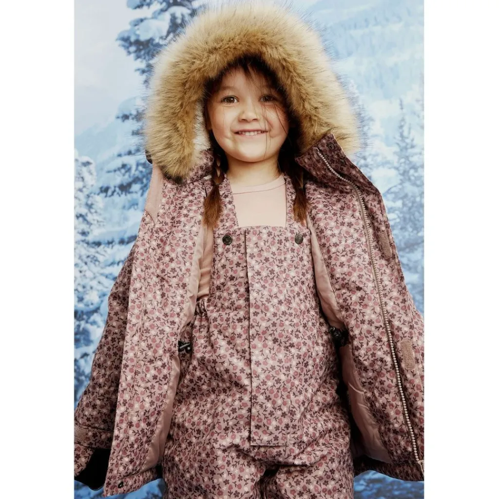 Discount Val Thorens Blommig Parkas Lilac Flower Jackor & Kappor