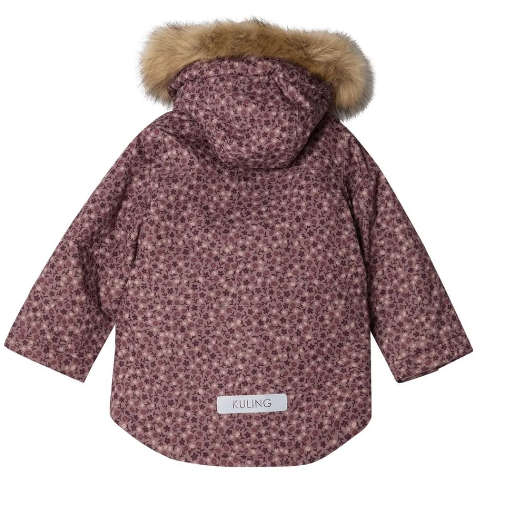 Discount Val Thorens Blommig Parkas Lilac Flower Jackor & Kappor