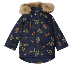 Best Val Thorens Mönstrad Parkas Med Hjortron Marinblå Jackor & Kappor
