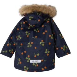 Best Val Thorens Mönstrad Parkas Med Hjortron Marinblå Jackor & Kappor