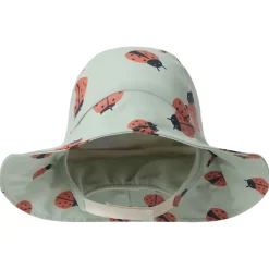 Sale Vasa Regnhatt Pale Green Ladybug Barn Accessoarer